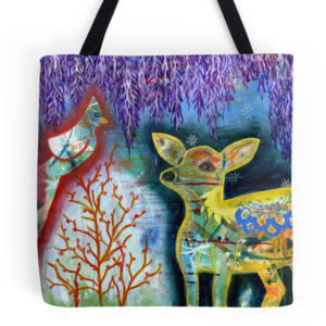 "Communion" Bird & Deer