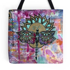 "Dragonfly Rising" Tote Bag