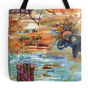 Pure Light Elephant Tote