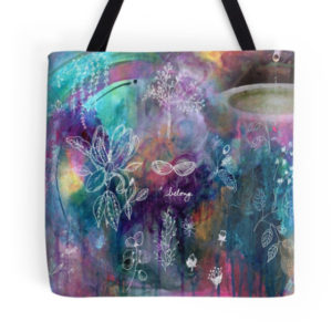 "Circle with Ripple Effects" Tote Bag